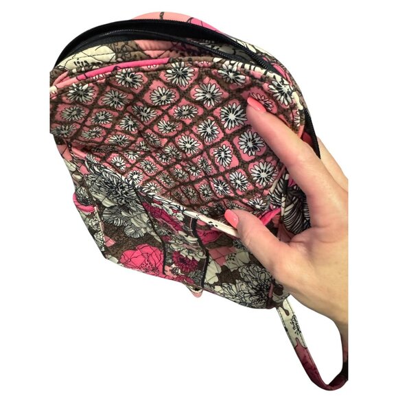 Vera Bradley Floral Quilted Cotton Backpack - Picture 2 of 7